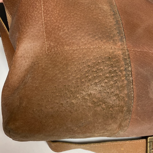 Mayko Suede Leather Crossbody Messenger Bag - Picture 8 of 17